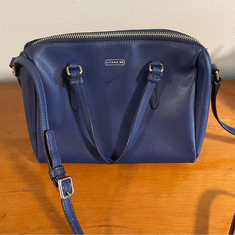 Blue Coach Crossbody